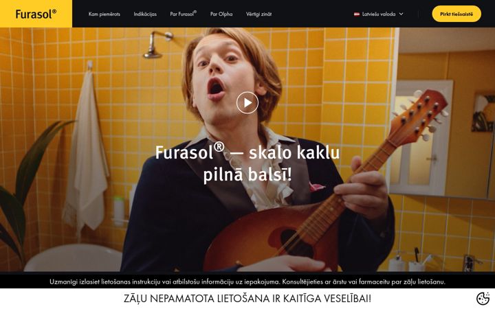 Screenshot of furasol.lv