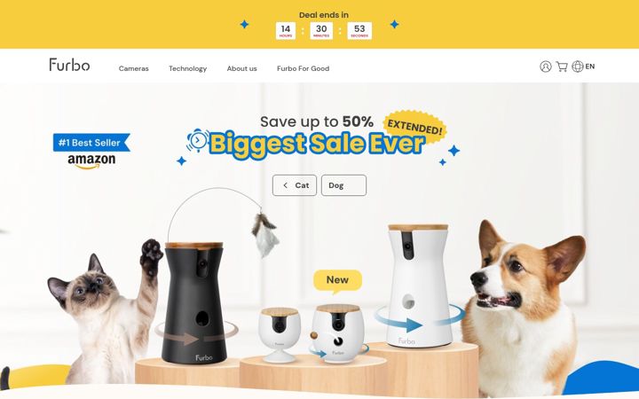 Screenshot of furbo.com