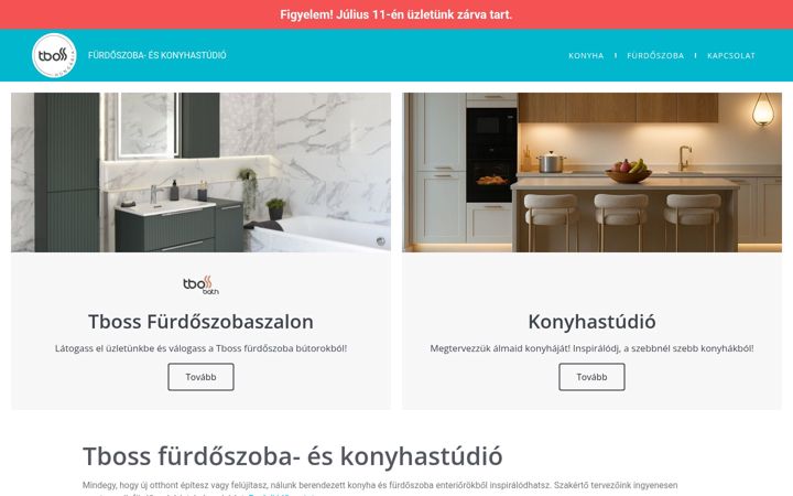 Screenshot van furdoeskonyha.hu