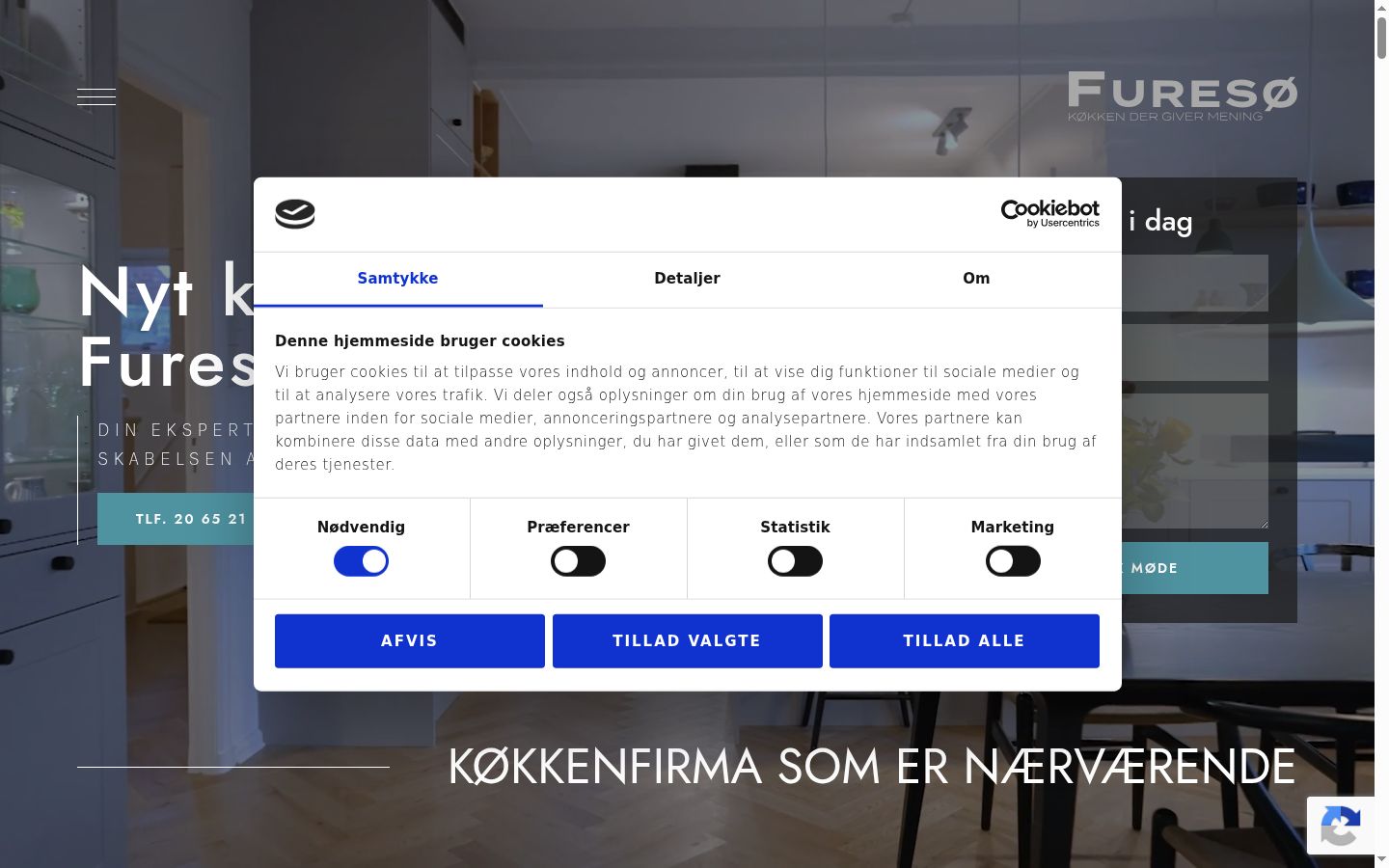 Skjámynd af samþykkisborðanum eins og hann birtist áður en nokkur samskipti fóru fram
