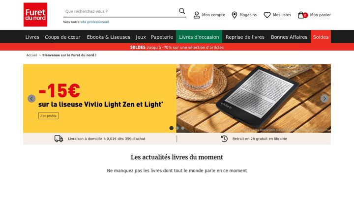 Screenshot of furet.com