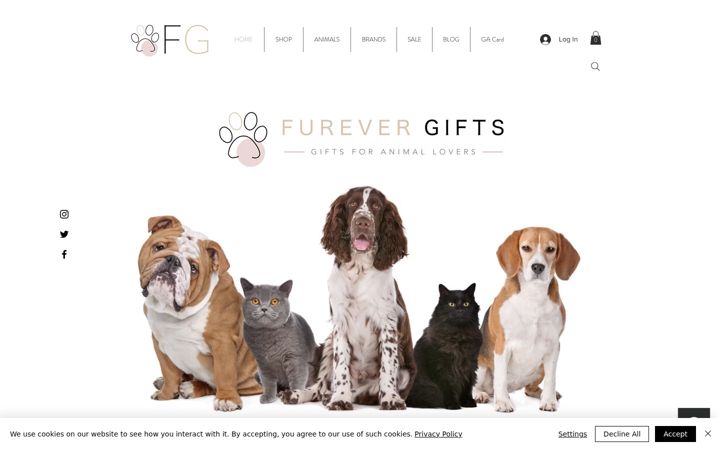 Screenshot of furevergifts.co.uk