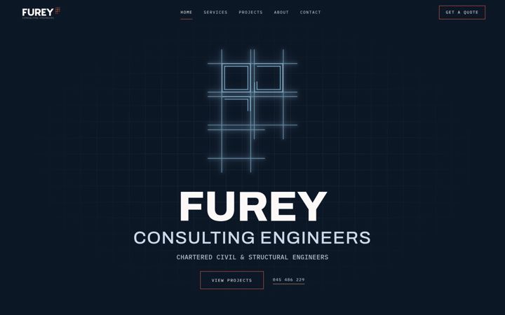 Ekraanipilt saidist fureyconsulting.ie
