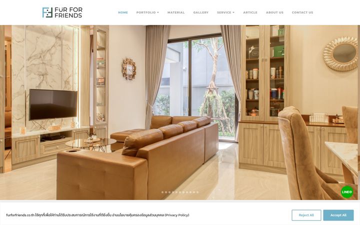 Screenshot of furforfriends.co.th