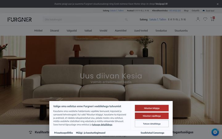 Screenshot of furgner.ee