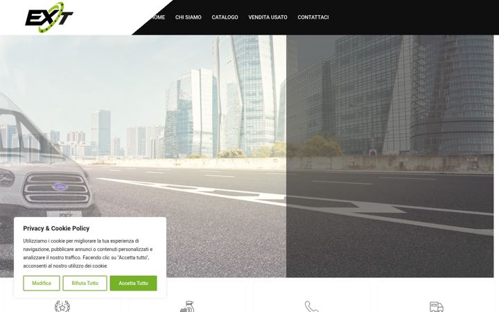 Screenshot of furgoniusatipalermo.it