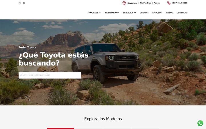 Screenshot of furieltoyota.com