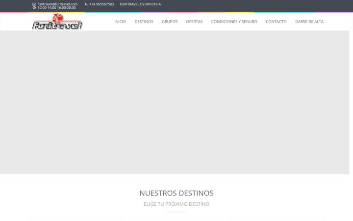 Screenshot of furitravel.com