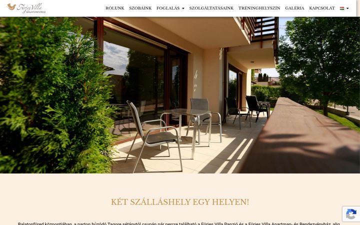 Screenshot of furjesvilla.hu