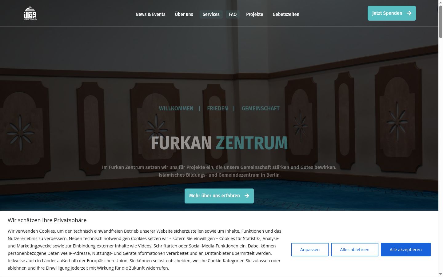 Zrzut ekranu banera zgody wyświetlanego przed jakąkolwiek interakcją