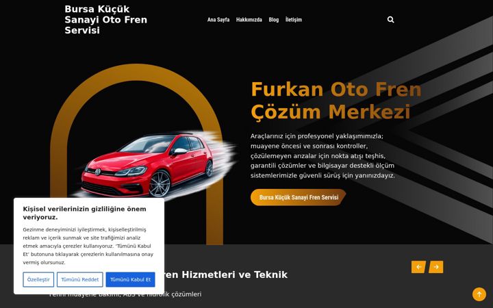 Screenshot of furkanotofren.com