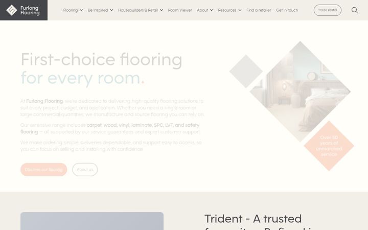 Screenshot of furlongflooring.com