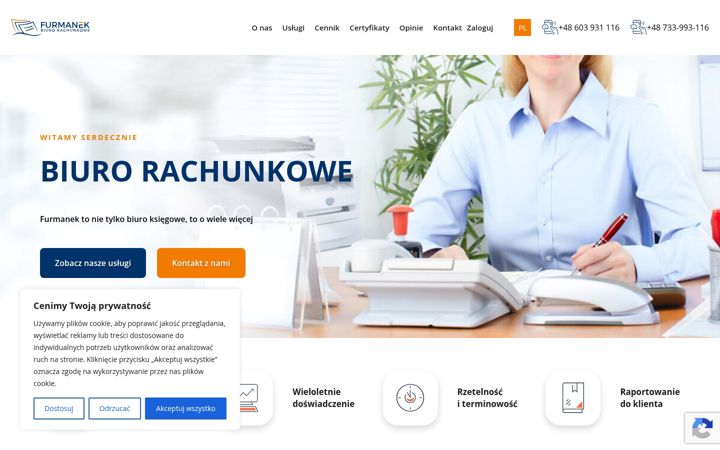 Screenshot of furmanek-biuro.pl