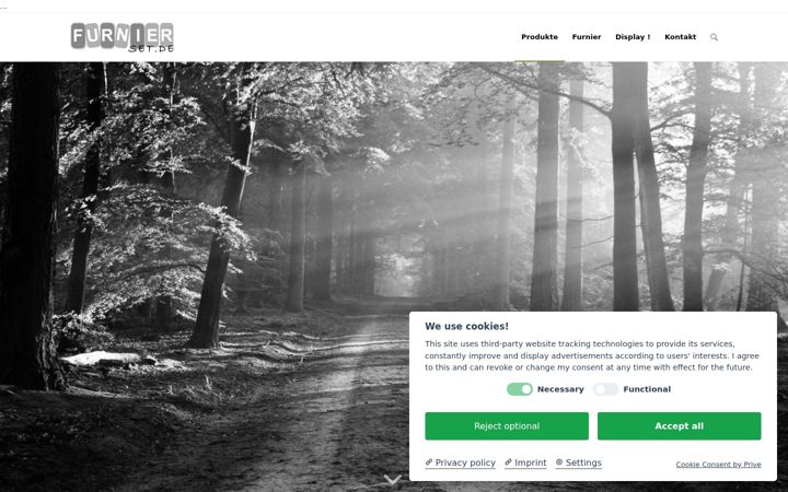 Screenshot of furnierset.de
