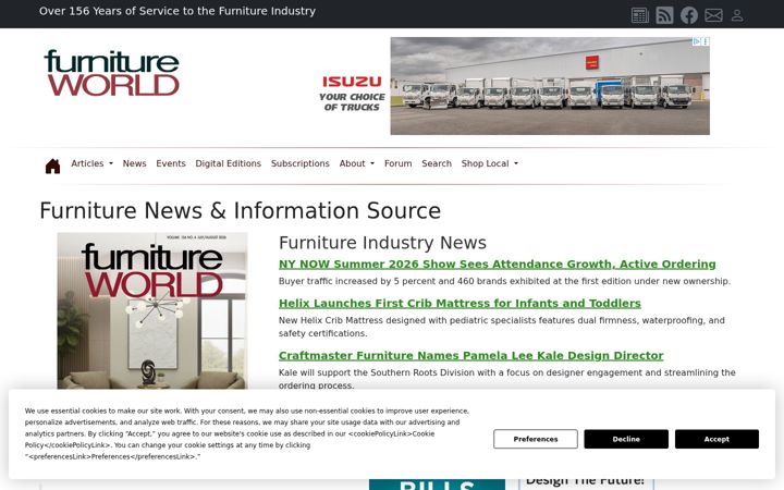 Screenshot of furninfo.com