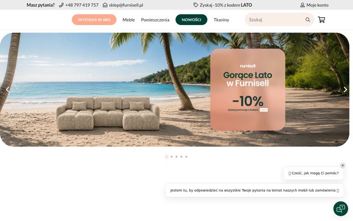 Screenshot of furnisell.pl