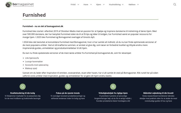 Screenshot of furnished.dk
