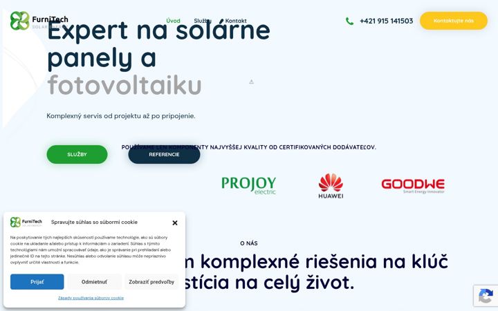 Snímek obrazovky furnitech.sk