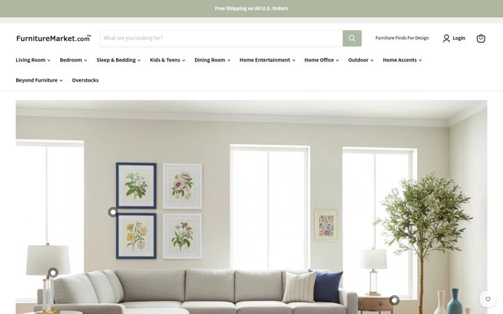 Screenshot of furnituremarket.com