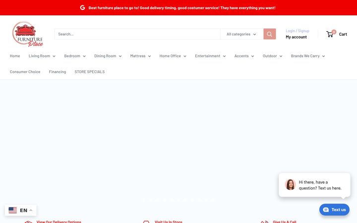 Screenshot of furnitureplacergv.com