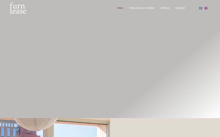 Screenshot of furnlease.se