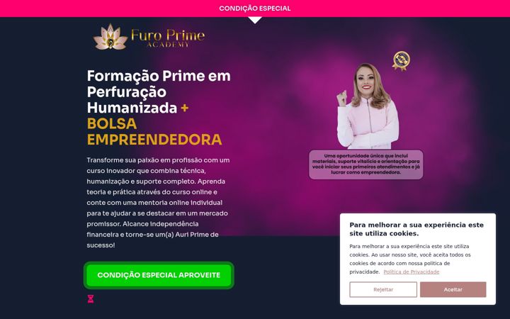 Screenshot of furoprime.com.br
