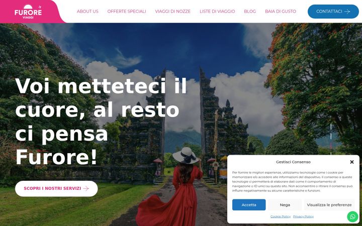 Screenshot of furoreviaggi.it