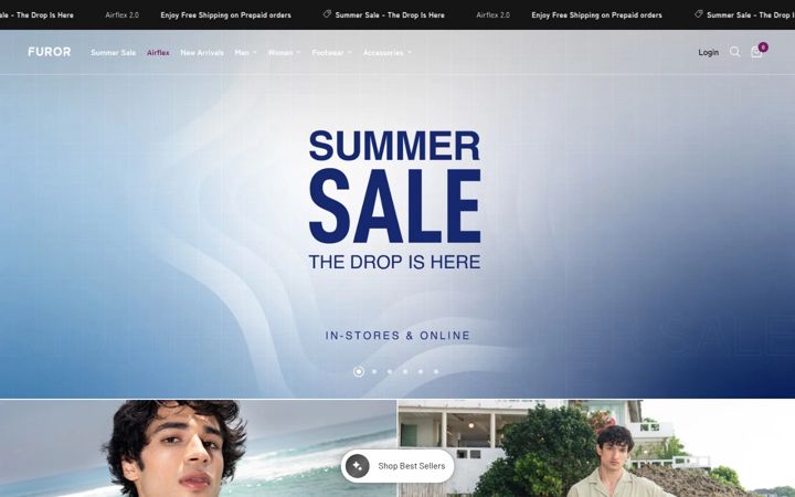 Screenshot of furorjeans.com