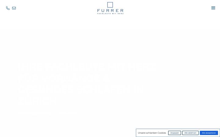 Screenshot of furrerwohnen.ch