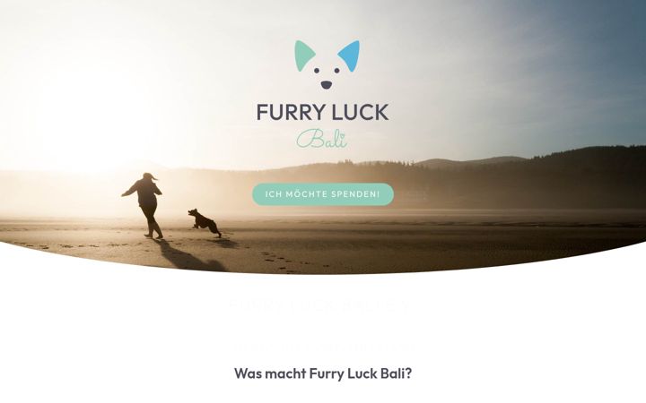 Screenshot of furry-luck-bali.com
