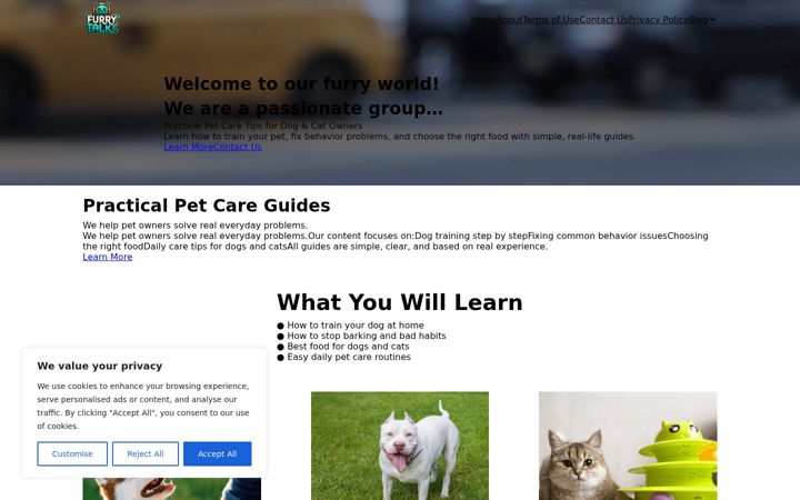 Screenshot of furry-talk.com