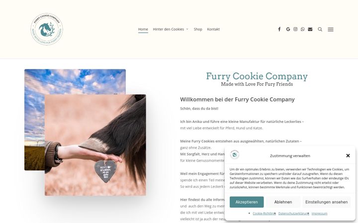 Skjermbilde av furrycookiecompany.de