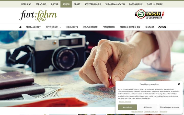 Screenshot of furtfahrn.at