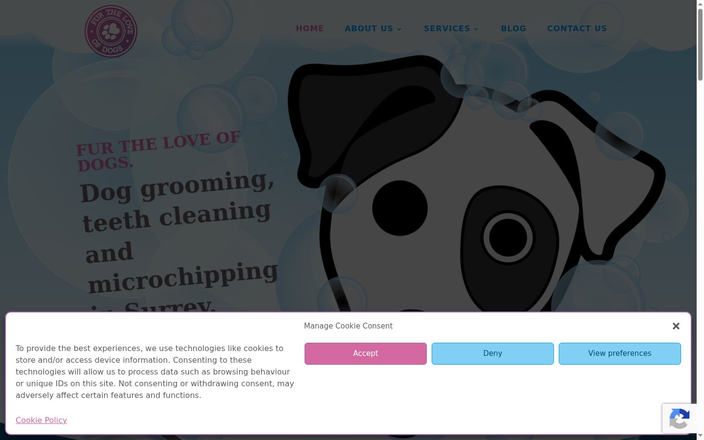 Screenshot des Einwilligungsbanners vor jeglicher Interaktion
