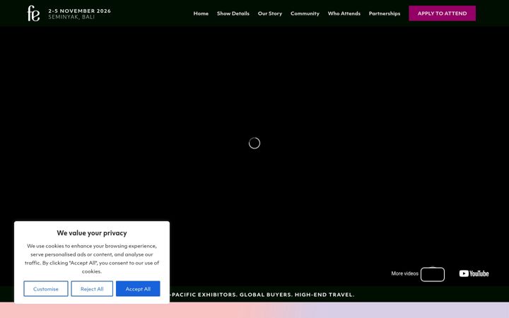 Screenshot of furthereast.co