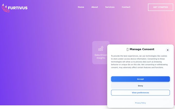 Screenshot of furtivusltd.com