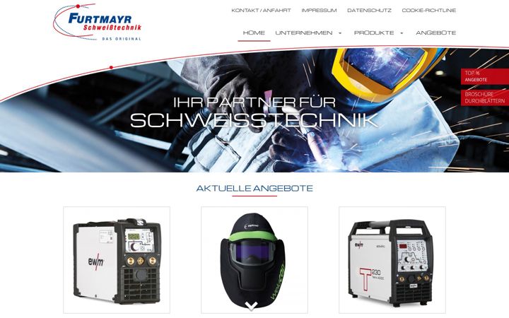 Screenshot of furtmayr.de