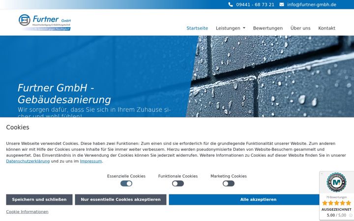 Screenshot of furtner-gmbh.de