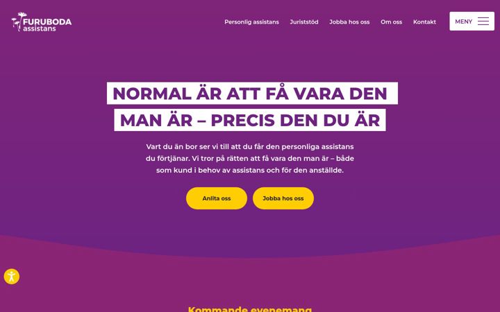 Zrzut ekranu furubodaassistans.se