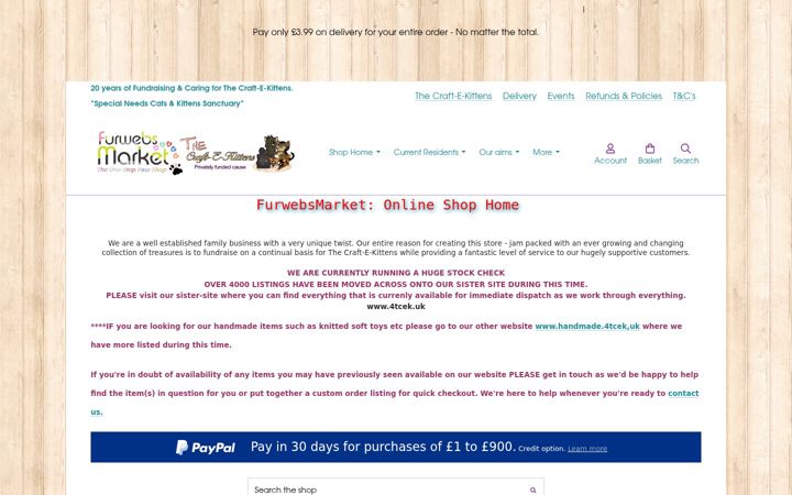 Posnetek zaslona furwebsmarket.uk