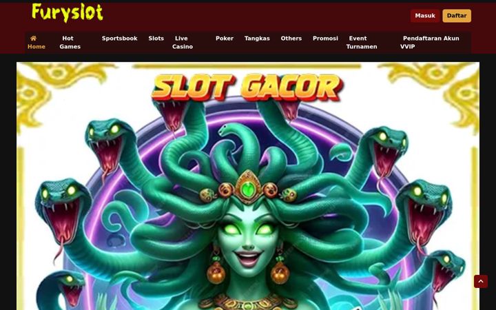 Screenshot of furyslot.com