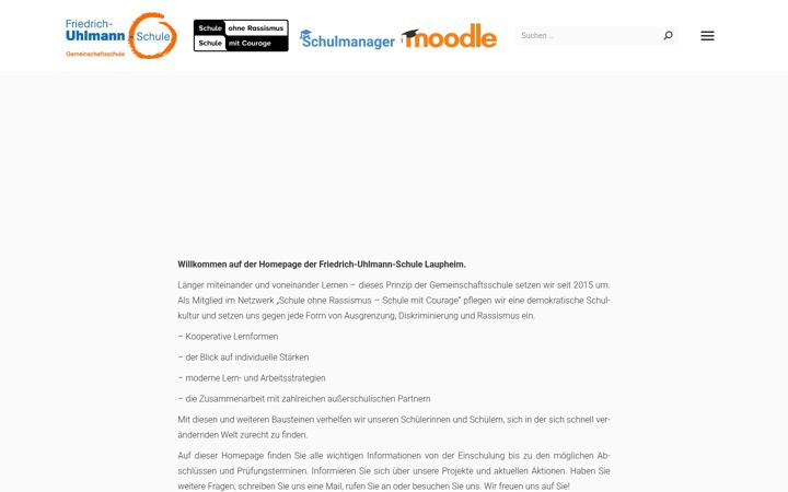 Skjermbilde av fus-laupheim.de