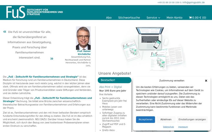 Skærmbillede af fus-magazin.de