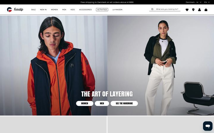 Screenshot of fusalp.com