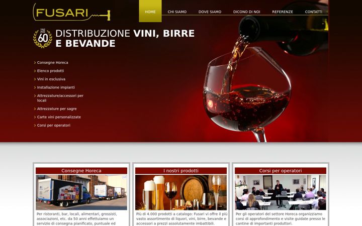 Screenshot von fusaridistribuzione.it