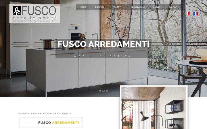 Screenshot of fuscoarredamenti.it