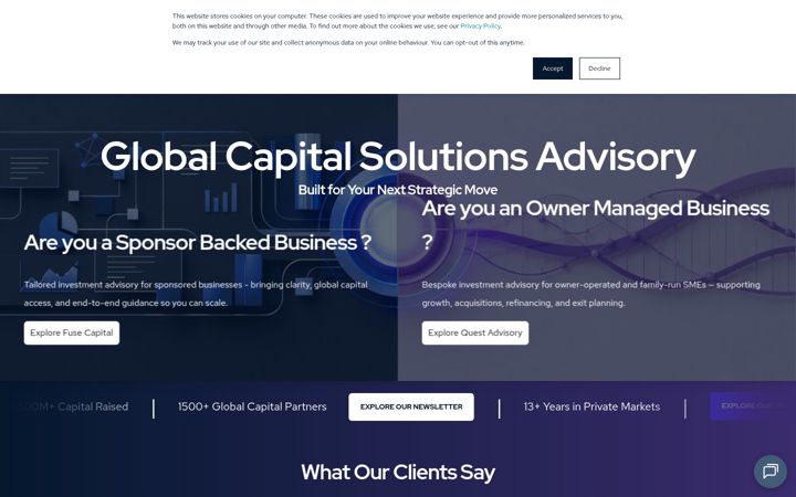 Screenshot of fuse-capital.com