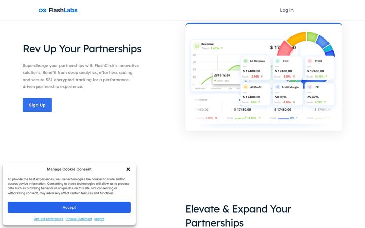 Screenshot of fuseclick.com