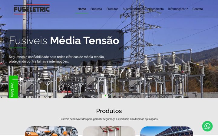 Screenshot of fuseletric.com.br