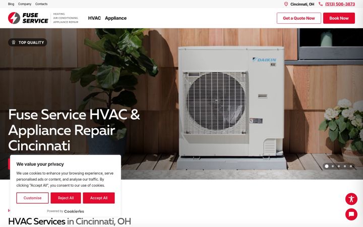 Screenshot of fuseohio.com